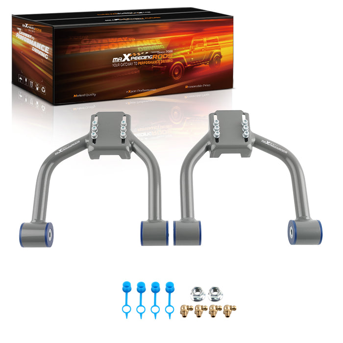 2x Adjustable Front Upper Control Arm Camber Kit Compatible for Lexus IS300 2001 2002-2005