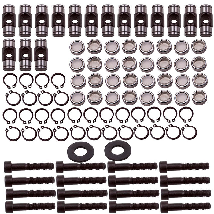 Compatible for Cadillac 4.8L 5.3L 5.7L 6.0L 6.2L Engine Rocker Arm Trunion Kit w/Big Clips