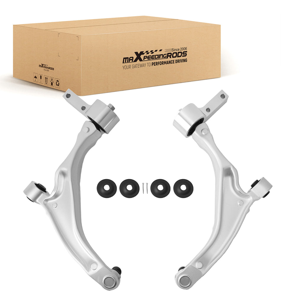 Pair Front Lower Control Arms Compatible for Honda Pilot 2009 2010 2011 2012 2013 2014 2015