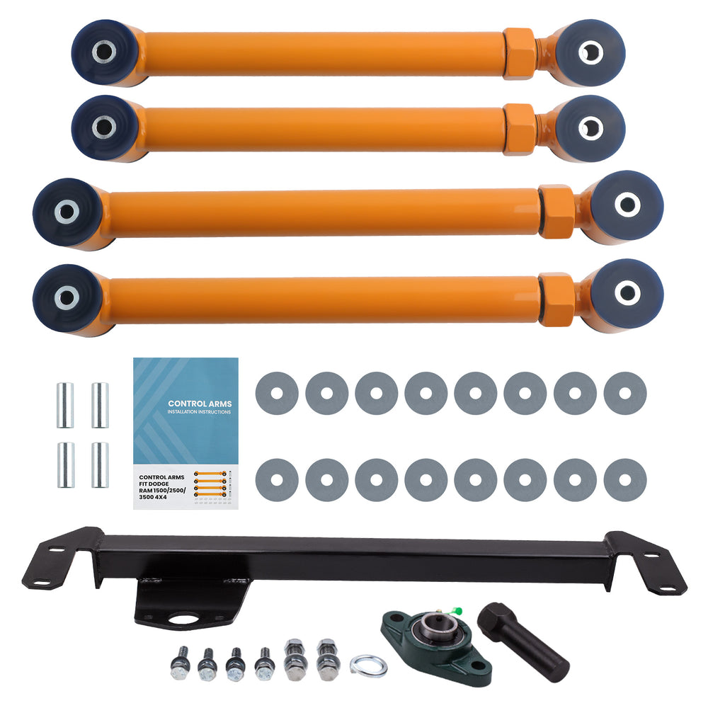 Steer Gear Box Stabilizer Bar Brace Control Arm Compatible for Dodge Ram 1500 2500 3500 08