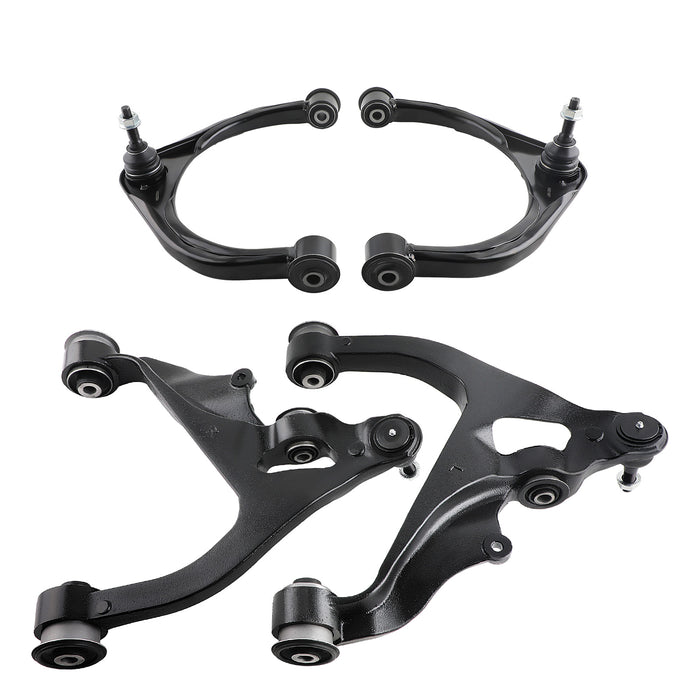 Front UpperLower Control Arms Ball Joints Compatible for Ram 1500 2013 2014- 2018 2WD
