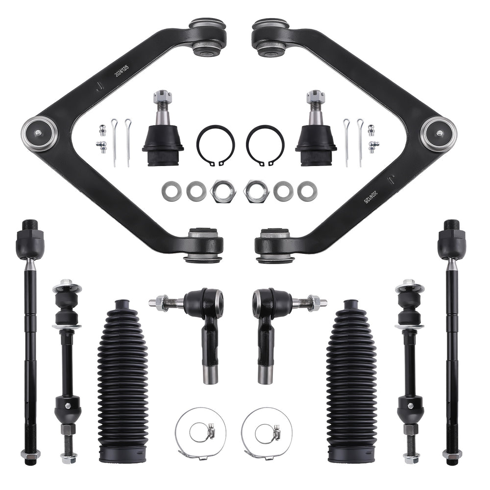 12x Front Control Arm Kit Compatible for Dodge Ram 1500 RWD 2002 2003 2004 2005 K7424 K7411