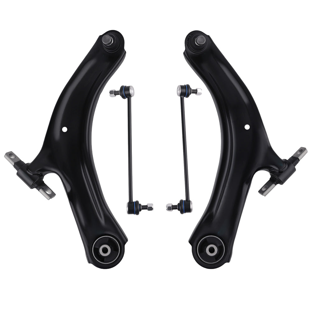 4Pc Front Suspension Lower Control Arms Ball Joint for 2008 - 2013 Compatible for Nissan Rogue