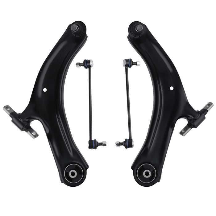 4Pc Front Suspension Lower Control Arms Ball Joint for 2008 - 2013 Compatible for Nissan Rogue