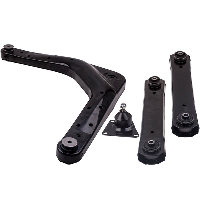 Rear Upper & Lower Control Arm Compatible for Jeep Grand Cherokee WJ 1999-2004 w/Ball Joint