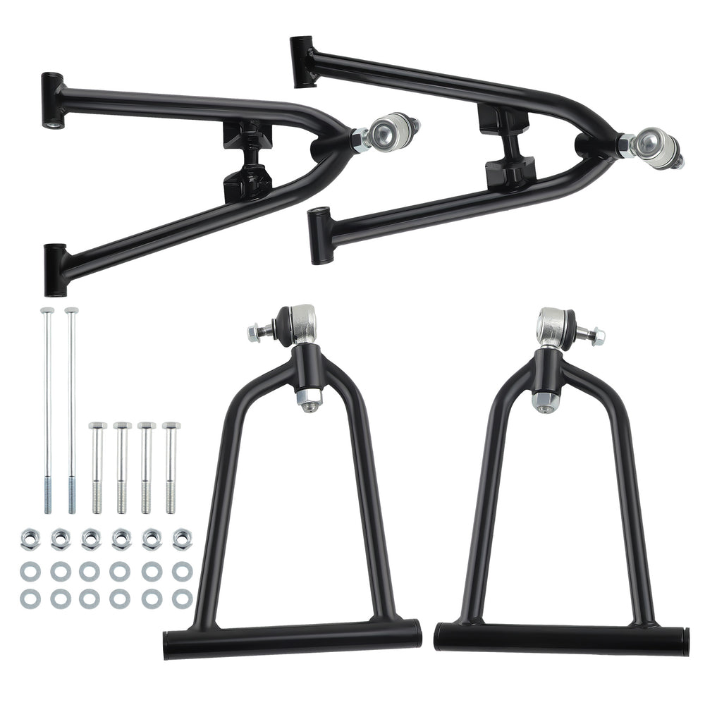 Front Lower Upper A-Arms Compatible for Yamaha YFZ450 YFZ450V Control arms