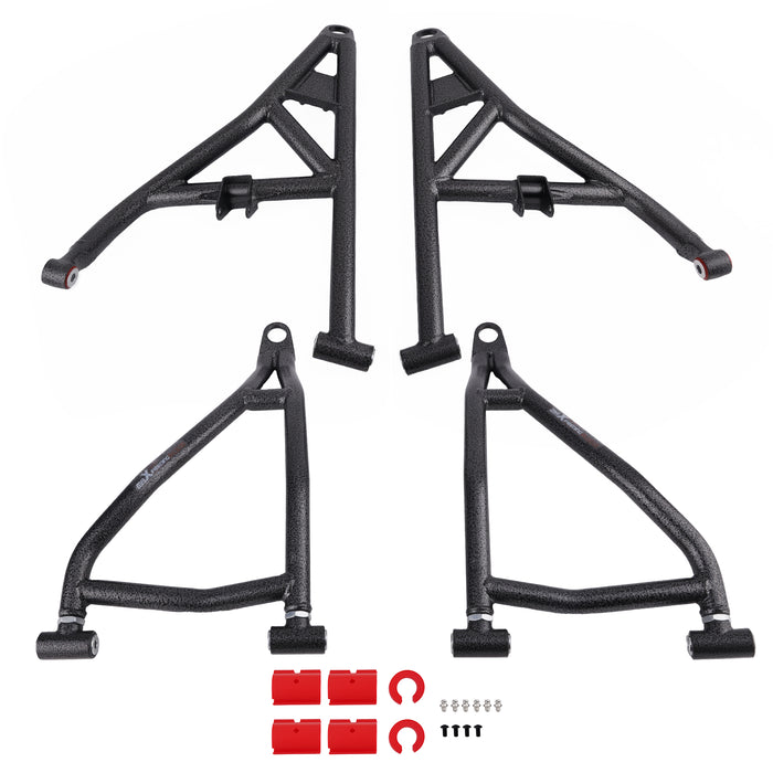 High Clearance Front Upper Lower A-Arms Compatible for Polaris RZR XP 1000 / 4 Turbo 14-23