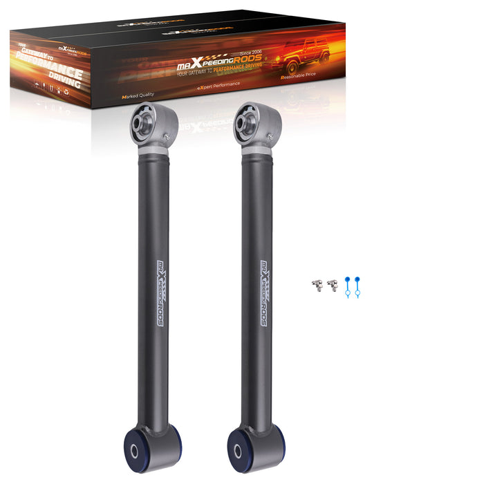 2x Adjustable Rear Lower Control Arm Lift Kit Compatible for Jeep Wrangler JK 2007-2018 4WD