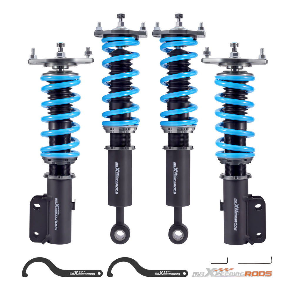 MaXpeedingrods T6 Damper Adjustable Coilovers Compatible for Mitsubishi 3000GT 91-99 AWD