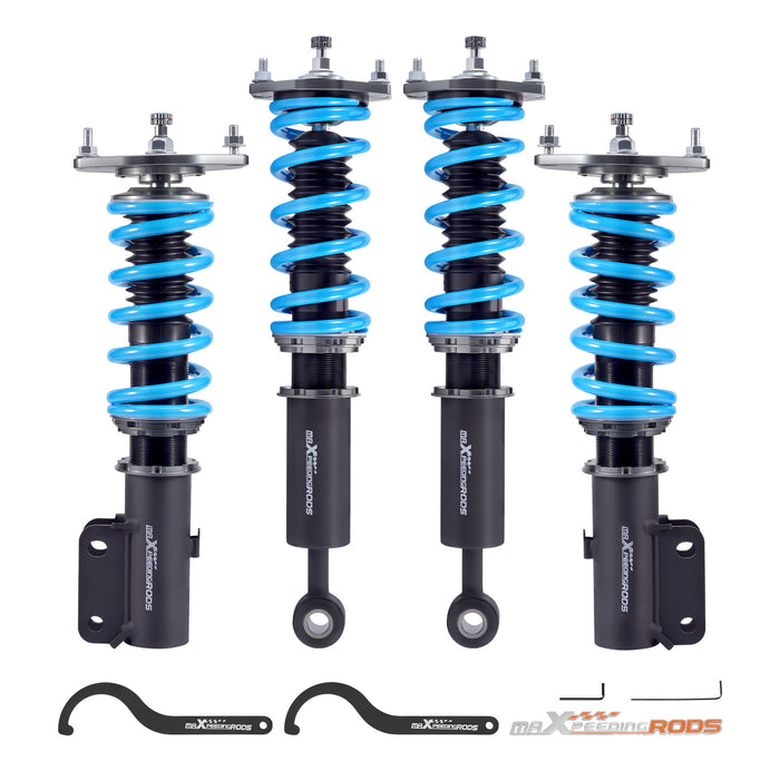 MaXpeedingrods T6 Damper Adjustable Coilovers Compatible for Mitsubishi 3000GT 91-99 AWD