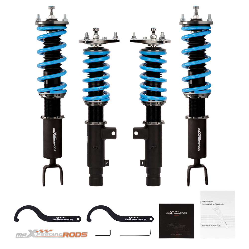 Maxpeedingrods Compatible for Honda T6 24 Ways Adj Damper Shock Struts Coilovers | Compatible for Honda Accord 13-17 | Compatible for Honda Accord Cr2/Cr3/Coupe Ct1/Ct2