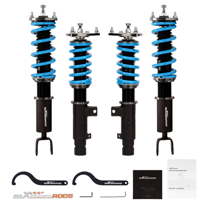 Maxpeedingrods Compatible for Honda T6 24 Ways Adj Damper Shock Struts Coilovers | Compatible for Honda Accord 13-17 | Compatible for Honda Accord Cr2/Cr3/Coupe Ct1/Ct2