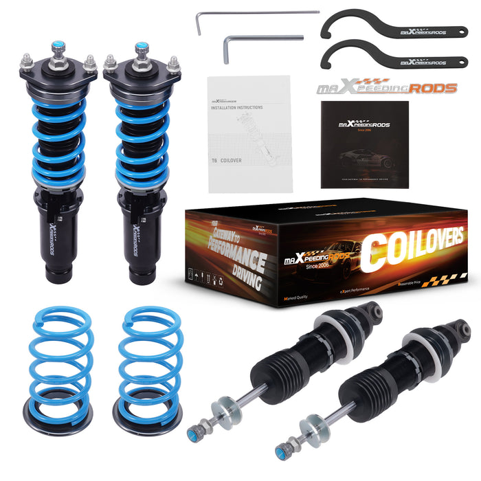 Coilovers 24 Level Damper Suspension Kit Compatible for Honda Civic 84-87 AG/AH/AJ/AK/AT/AU