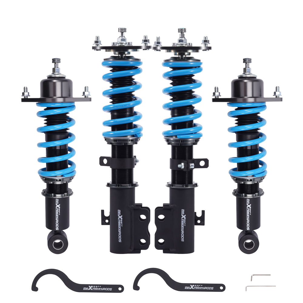 RACING COILOVERS 24 Way Fully Dampening Adjustable Compatible for TOYOTA MATRIX 03-08