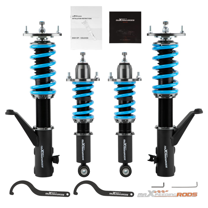 24 Way Coilovers Shocks Struts Lower Kit Compatible for Honda CRV 2002 2003 2004 2005 2006