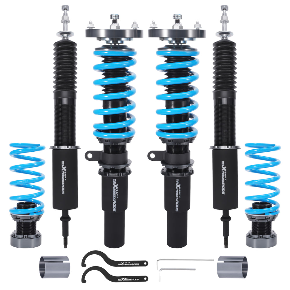 Maxpeedingrods Compatible for Bmw Upgraded T6 24 Ways Adj Damper Shock Struts Coilovers | Compatible for Bmw E90/E91 06-13 | Compatible for Bmw 3-Series E90/E91 06-13 Excludes M3