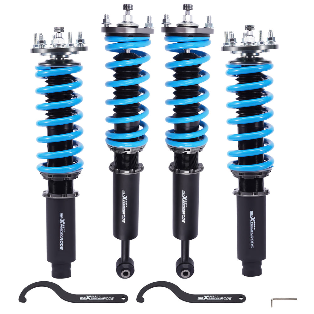 Maxpeedingrods 24 Ways Damper Adjustable Coilover Kit Compatible for Honda Accord 2003-2007 lowering kit