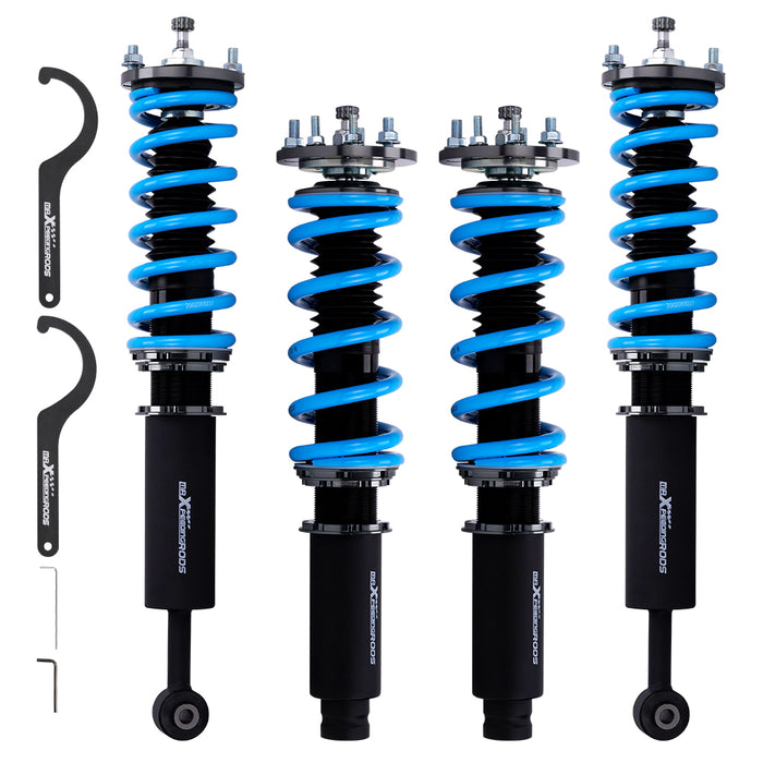 Maxpeedingrods Compatible for Honda T6 24 Ways Adj Damper Shock Struts Coilovers | Compatible for Honda Accord Vii 03-07 | Compatible for Honda Accord Vii Sedan Cm4/Cm5/Cm6 03-07