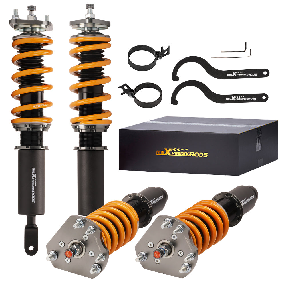 MaXpeedingrods Coilovers Coil Spring Kits Compatible for Honda Prelude 1992-2001 Adj Damper lowering kit