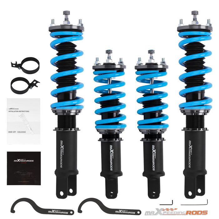 MaXpeedingrods COT6 Coilovers 24Way Adjustable Suspension Compatible for Honda S2000 00-09 lowering kit