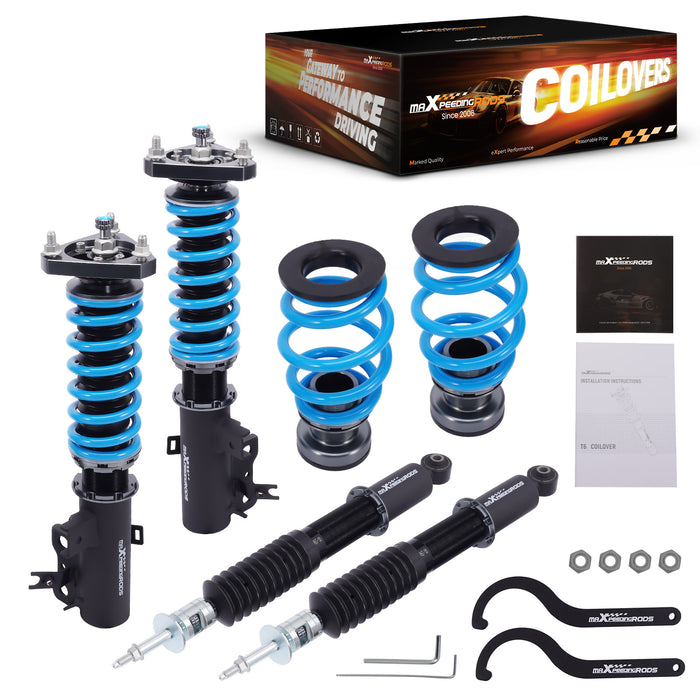 24 Level Damper Adjustable Coilovers Suspension Kit Compatible for Acura ILX 2016-2021