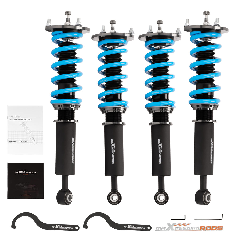 MaXpeedingrods Street Coilovers Lowering Kit Compatible for Lexus LS430 LS 430 2001-06