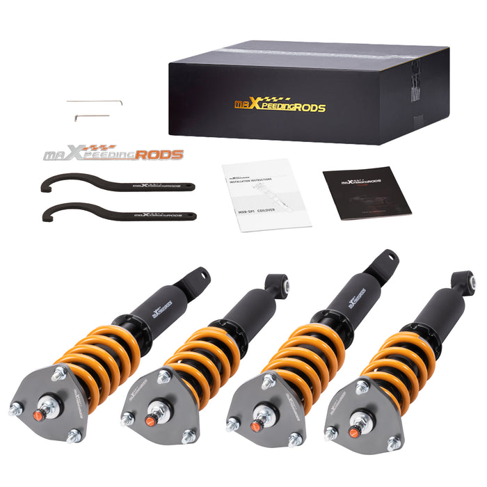 Compatible for Lexus LS460 2007-2016 RWD MaXpeedingrods Coilovers 24 Way Adjustable Struts Lowering Kit