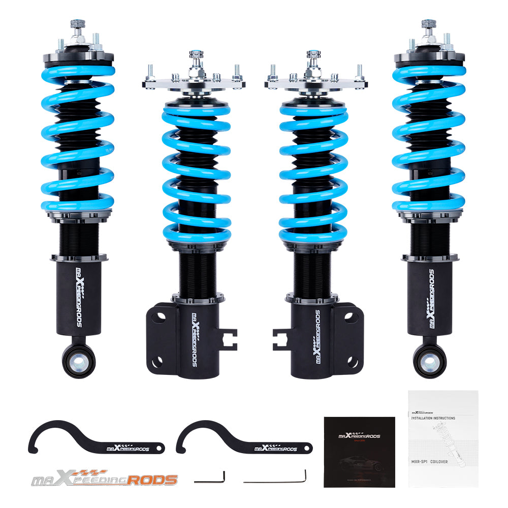 MaXpeedingrods 24 Way Coilovers Kit Compatible for Subaru Legacy GT Sedan 4-Door 1998-2004 lowering kit