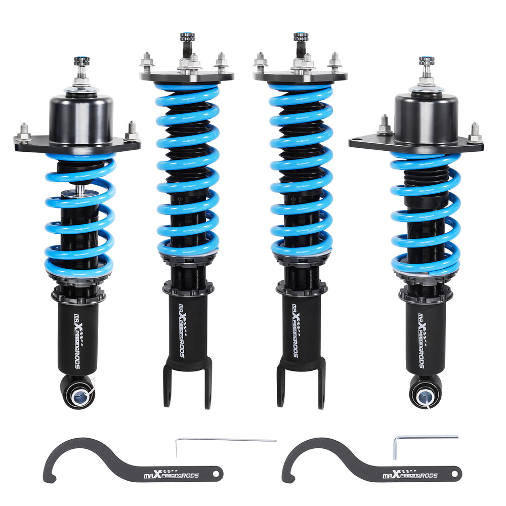 24 Way Damper Coilovers Shock+Spring Kit Compatible for Mazda Miata MX5 06-15 NC