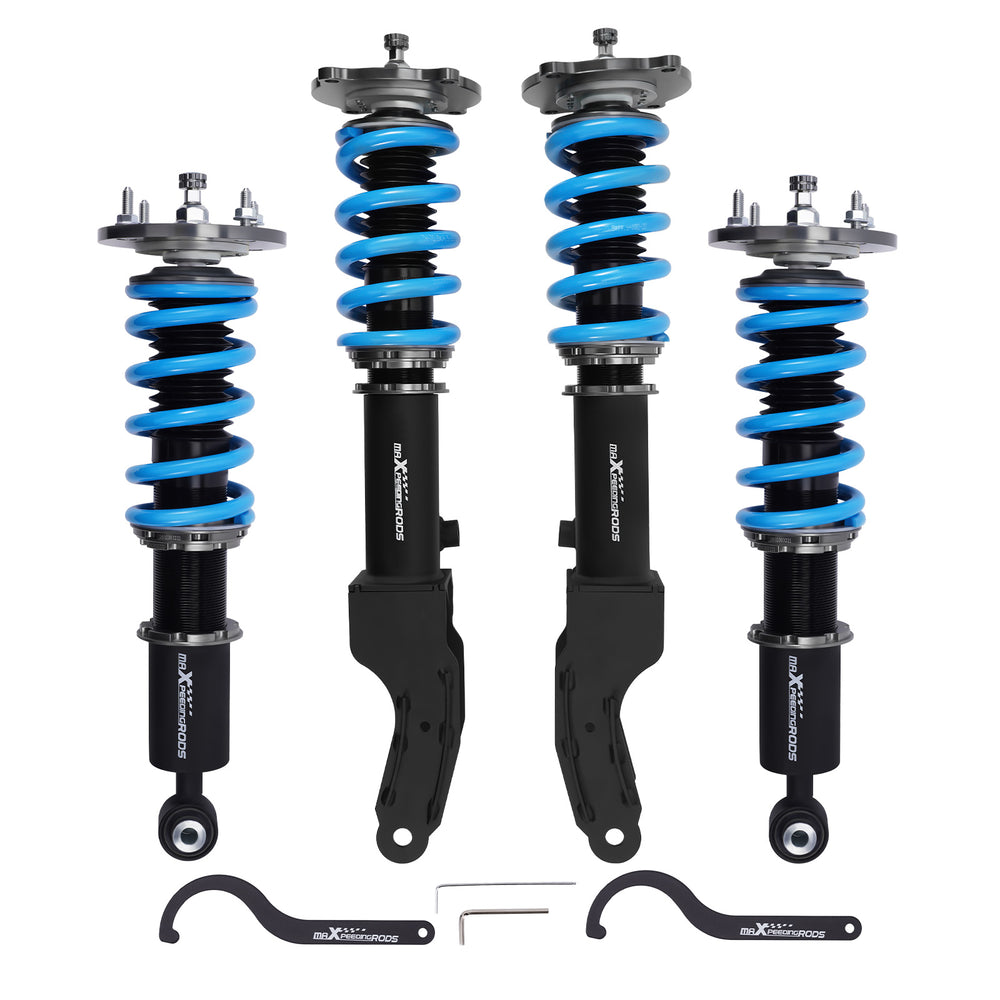 Compatible for Porsche Cayenne 02-10 MaXpeedingrods Coilovers Lowering Kit w/ 24-way Damper
