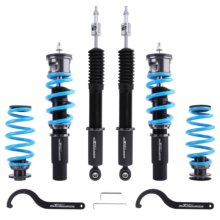 Coilovers 24 Level Adjustable Suspension Springs Kit Compatible for Audi Q5 (8R) 2009-2017