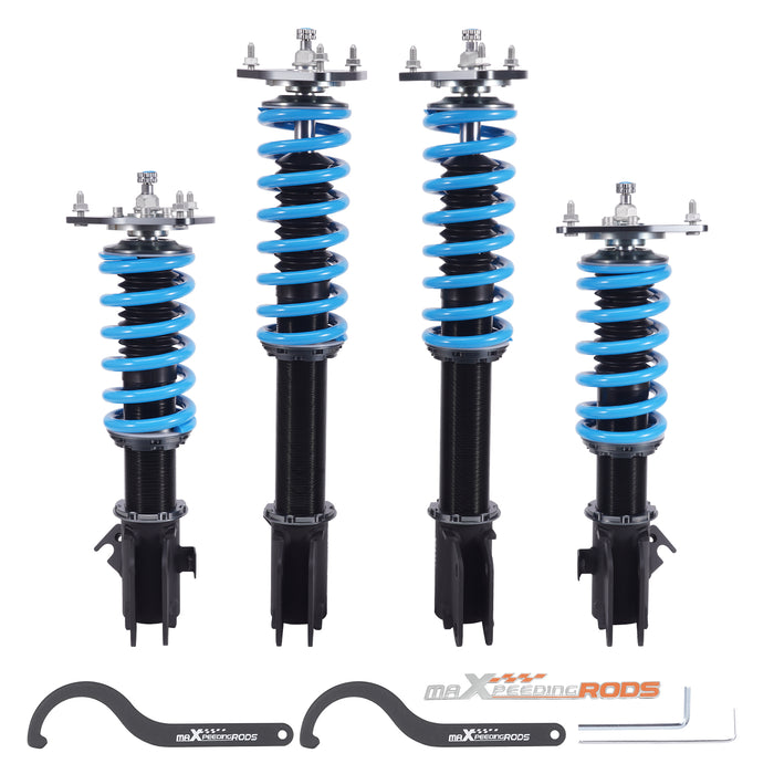 Full Coilovers 24 Way Damper Kit Compatible for Subaru Impreza Wrx 2002-07 Compatible for Forester 03-08