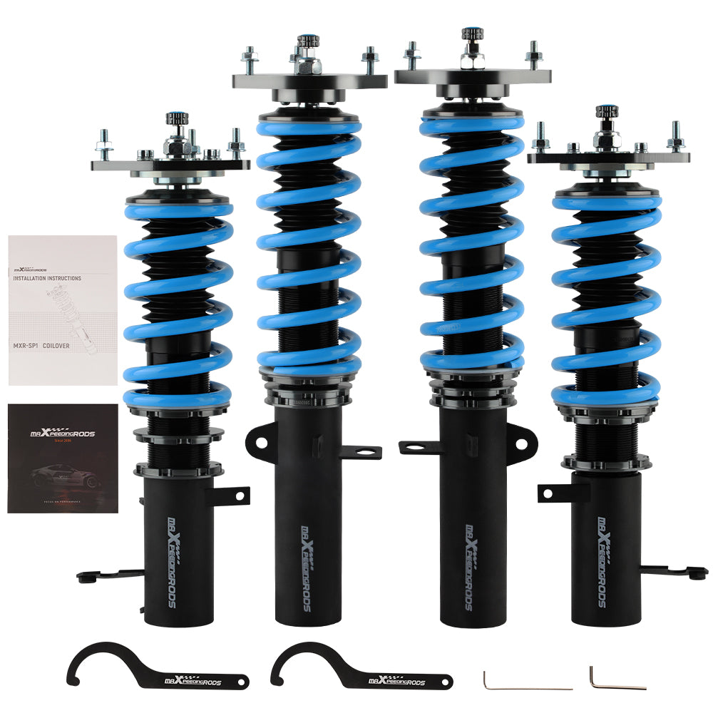 Maxpeedingrods Compatible for Toyota Corolla Upgraded T6 24 Ways Adj Damper Shock Struts Coilovers | Compatible for Toyota Corolla 88-99 | Compatible for Toyota Corolla E90-Ae111 1988-1999