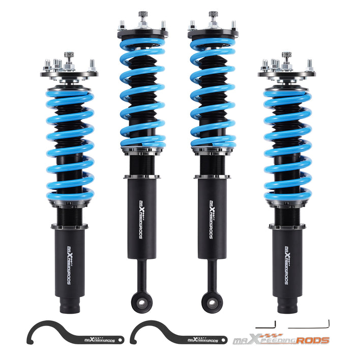 MaXpeedingrods 24 Level Damper Coilovers Suspension Kit Compatible for Acura TSX CL9 04-08