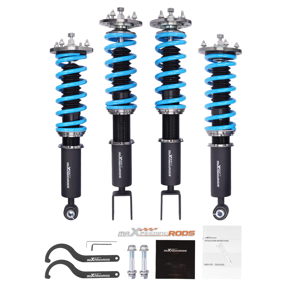 MaXpeedingrods 24 Way Adjustable Coilovers Suspension Compatible for Jaguar XF 2007-2015