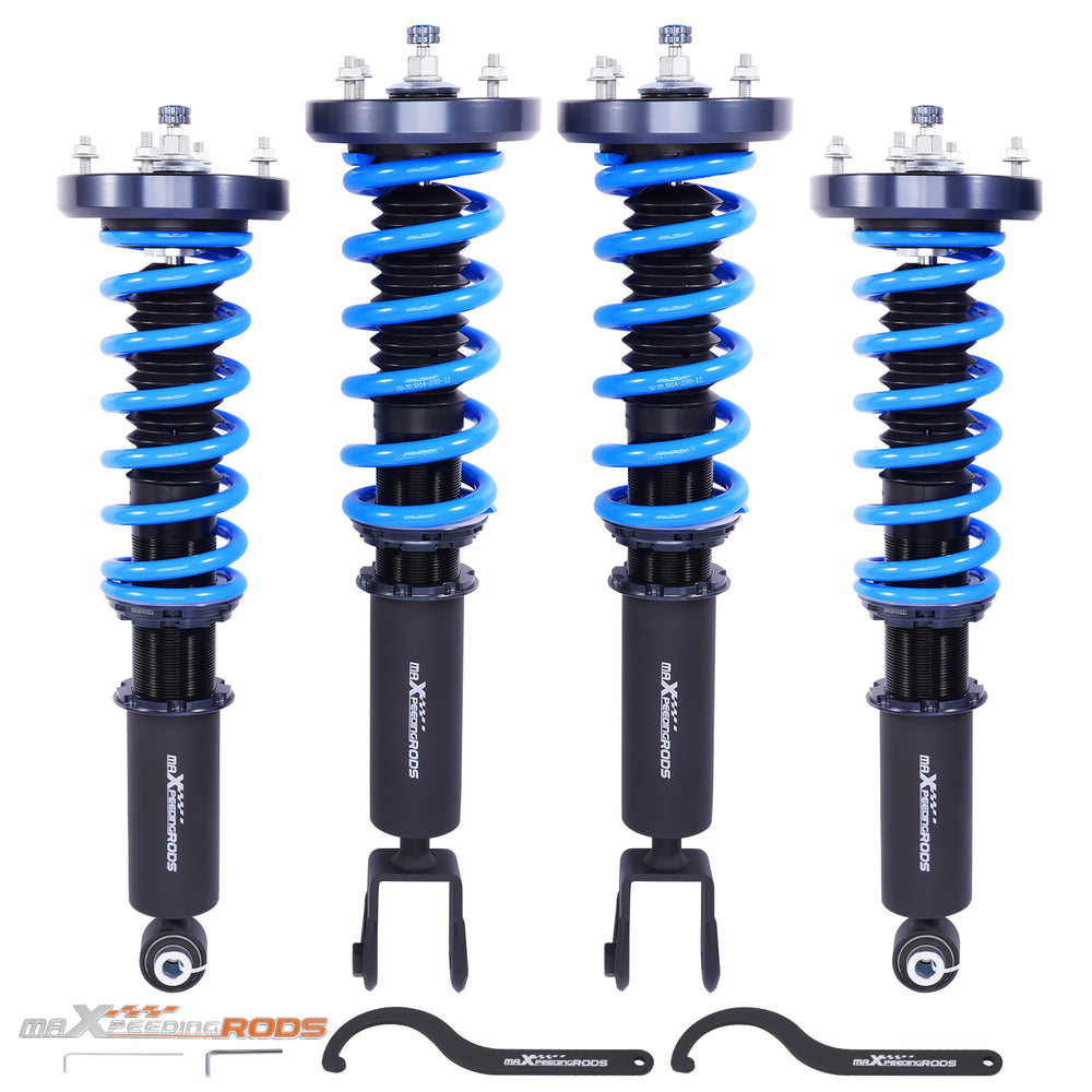 Adjustable Coilovers Suspension Shocks Compatible for JAGUAR XJ8 XJR 2003-2009 X350 X358