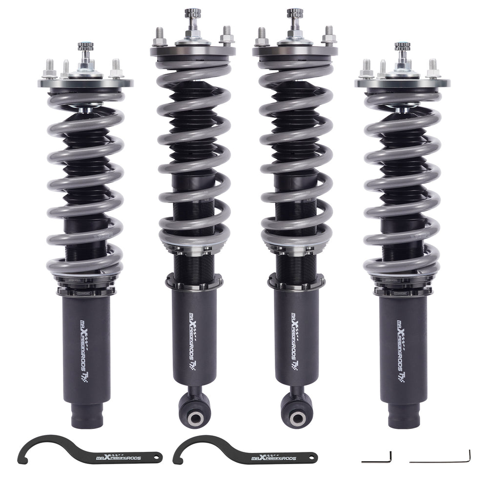 Compatible for Honda Accord 98-02 MaXpeedingrods T7 Coilover 24 Step Damper Lowering Kit