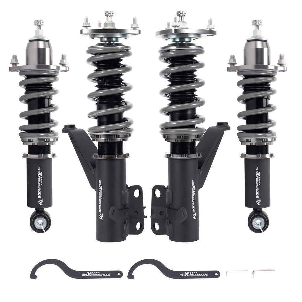 MaXpeedingrods T7 Coilover 24 Way Damper Spring Kit Compatible for Honda CR-V Compatible for FWD AWD 02-06
