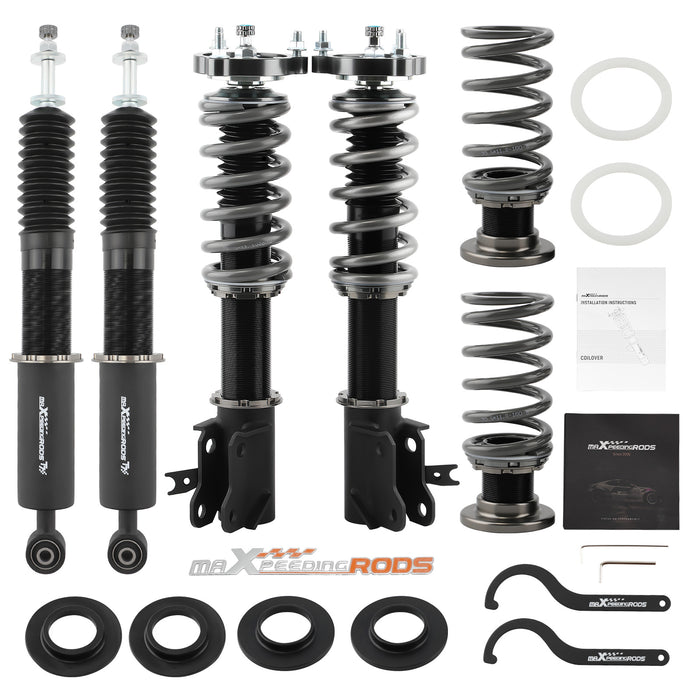 MaXpeedingrods COT7 Adjustable Coilovers Lowering Kit Compatible for Honda Civic Si 06-11