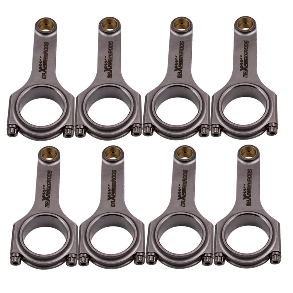 H Beam 6.100 2.225 .945 Bronze Bush 4340 Connecting Rods Compatible for Chevy LS3 V8