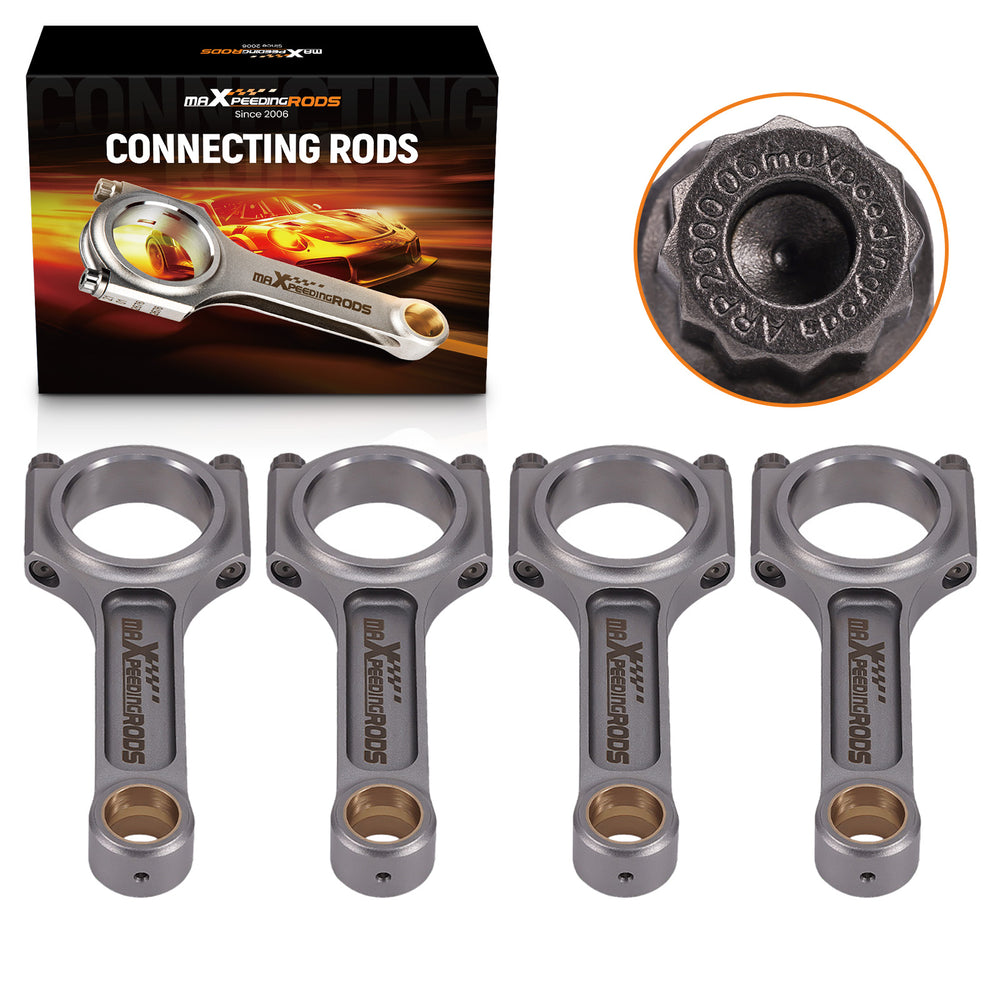 I-Beam Connecting Rods Bolts Compatible for Audi Compatible for VW EA888 2.0L TSI Gen 3 Engine 144mm