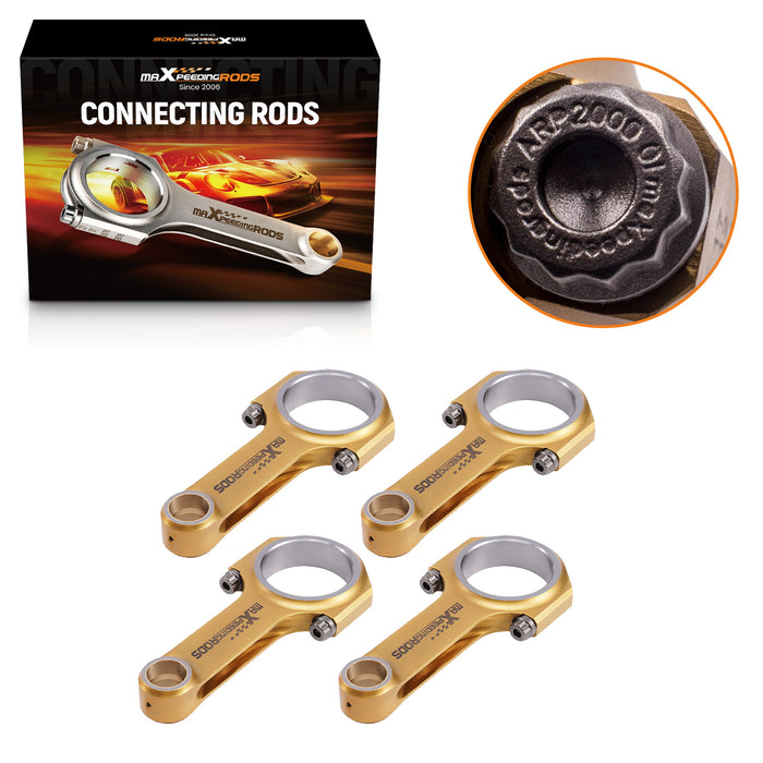 Titanizing Forged Connecting Rods+ARP2000 Bolts Compatible for Porsche 912 356 1.6 5.354