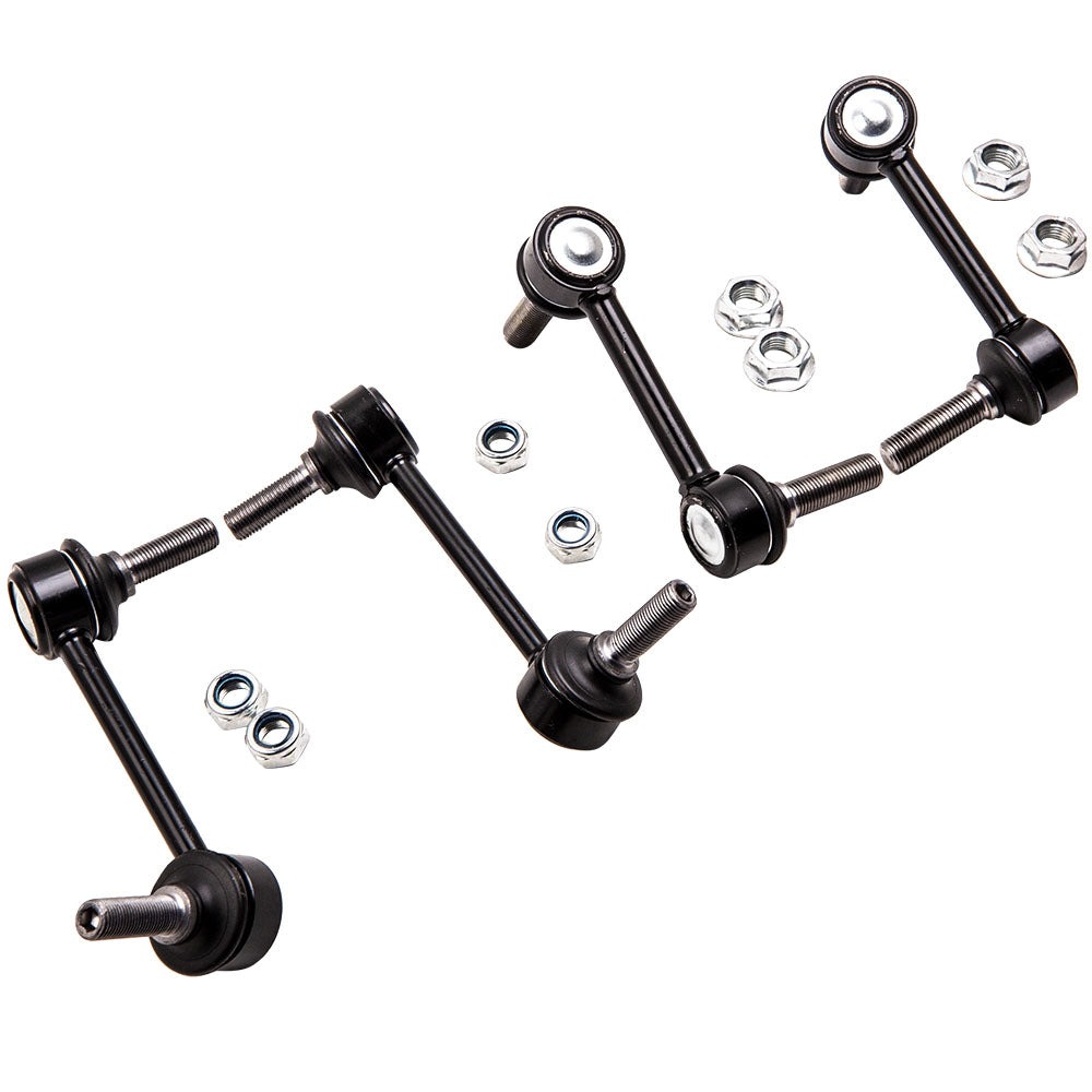 4x Front and Rear Stabilizer Sway Bar End Links Compatible for Chevy Trailblazer 2004-2007