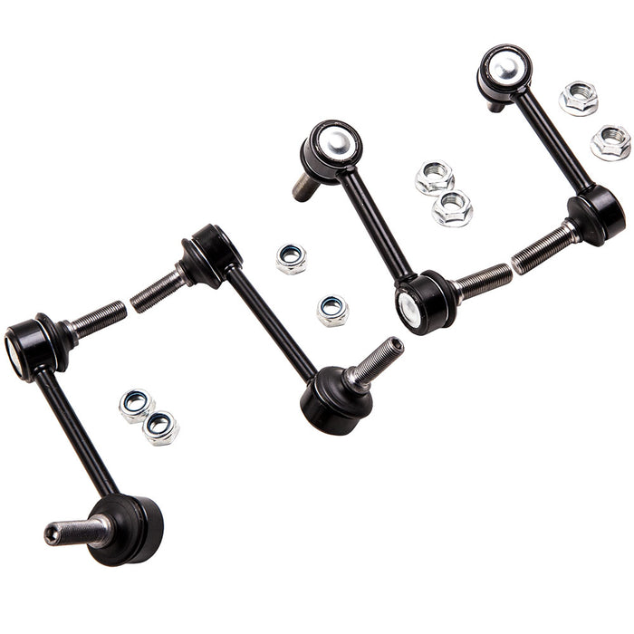 4x Front and Rear Stabilizer Sway Bar End Links Compatible for Chevy Trailblazer 2004-2007
