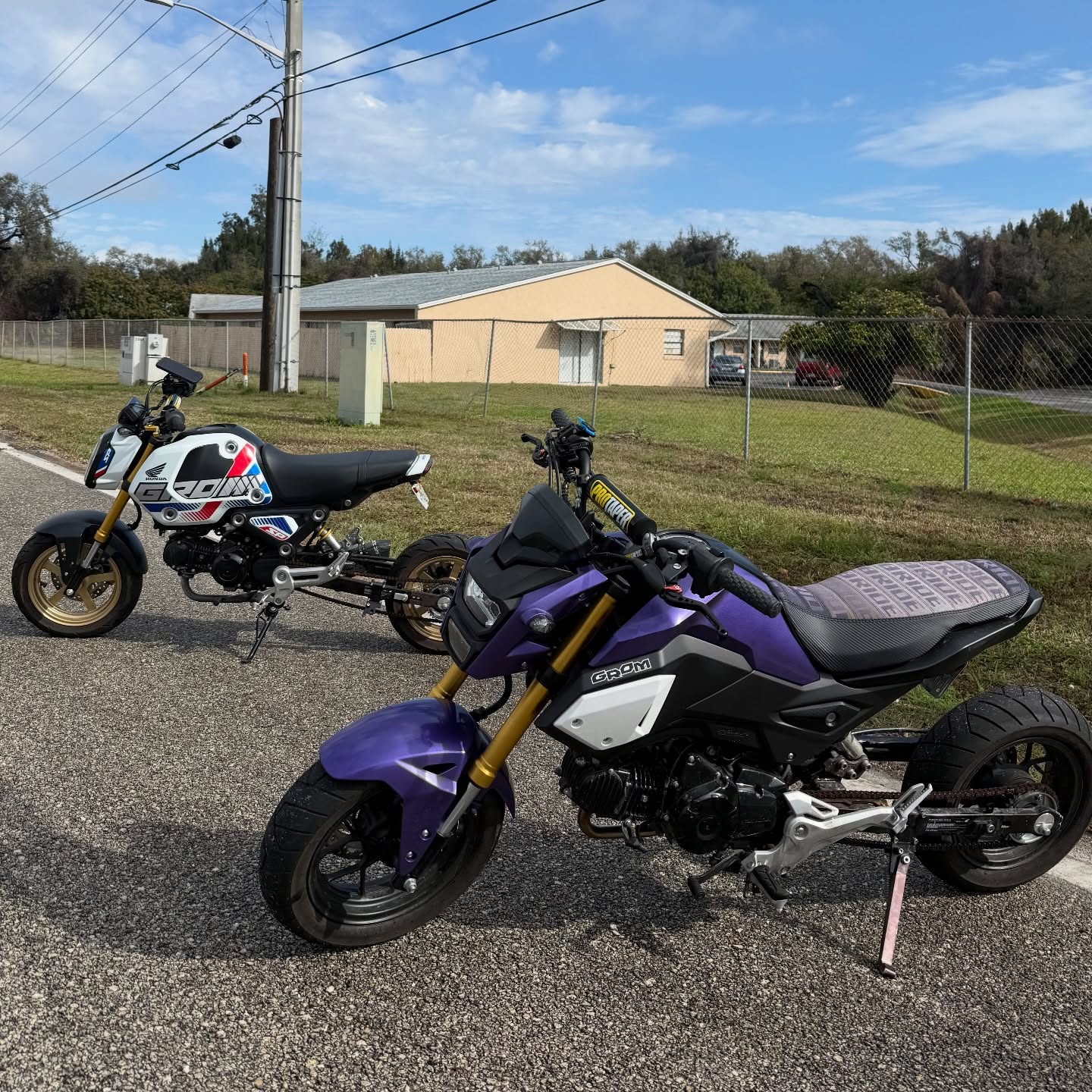His and hers Honda Groms