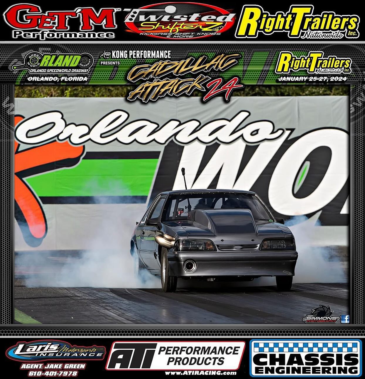 Foxbody at Orlando Speed World